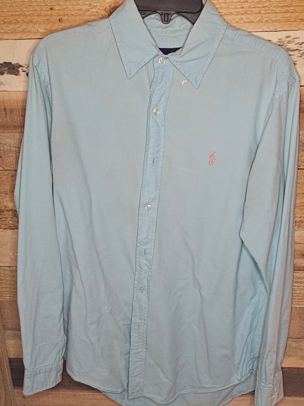 Polo by Ralph Lauren Pale Blue Long-Sleeve Button-Up Shirt